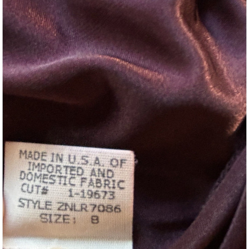 Vintage David Meister Velvet Dress Womens 8 Sheath Cocktail Evening Elegant USA - Picture 8 of 11